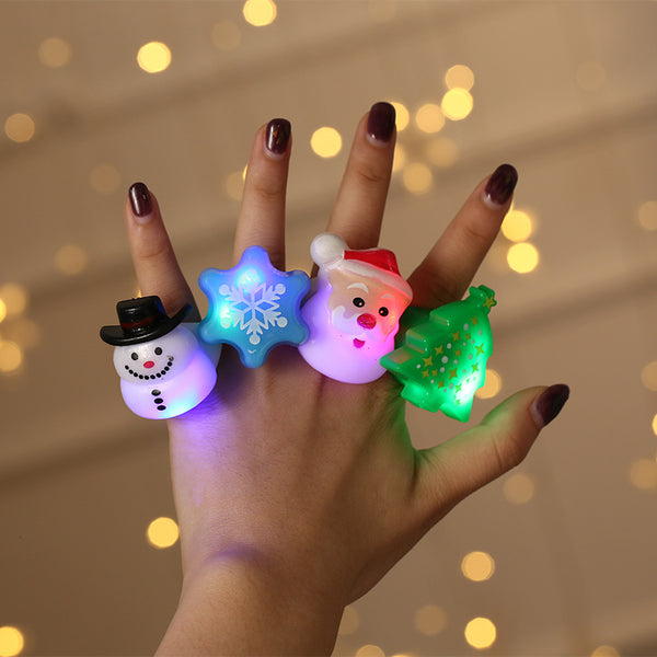 Christmas party finger lights - WOMONA.COM