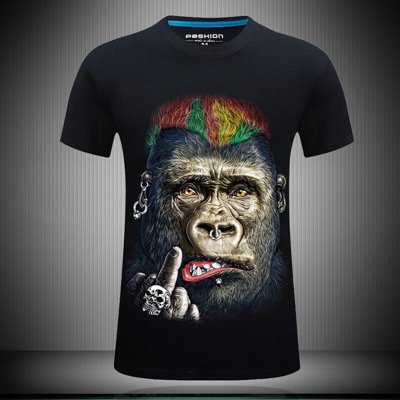 3D short sleeve T-shirt men - WOMONA.COM