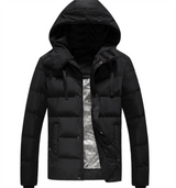 Men's Winter Fleece Padded Jacket Thick Heating Clothing - WOMONA.COM