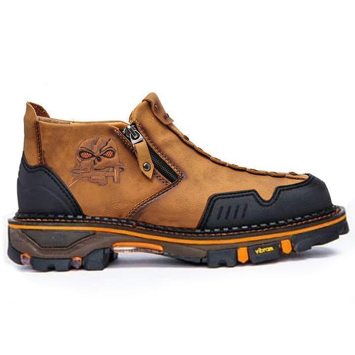 Men's Fashion Halloween Skull Booties - WOMONA.COM