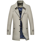 Korean Style Trendy Handsome Men's Coat - WOMONA.COM