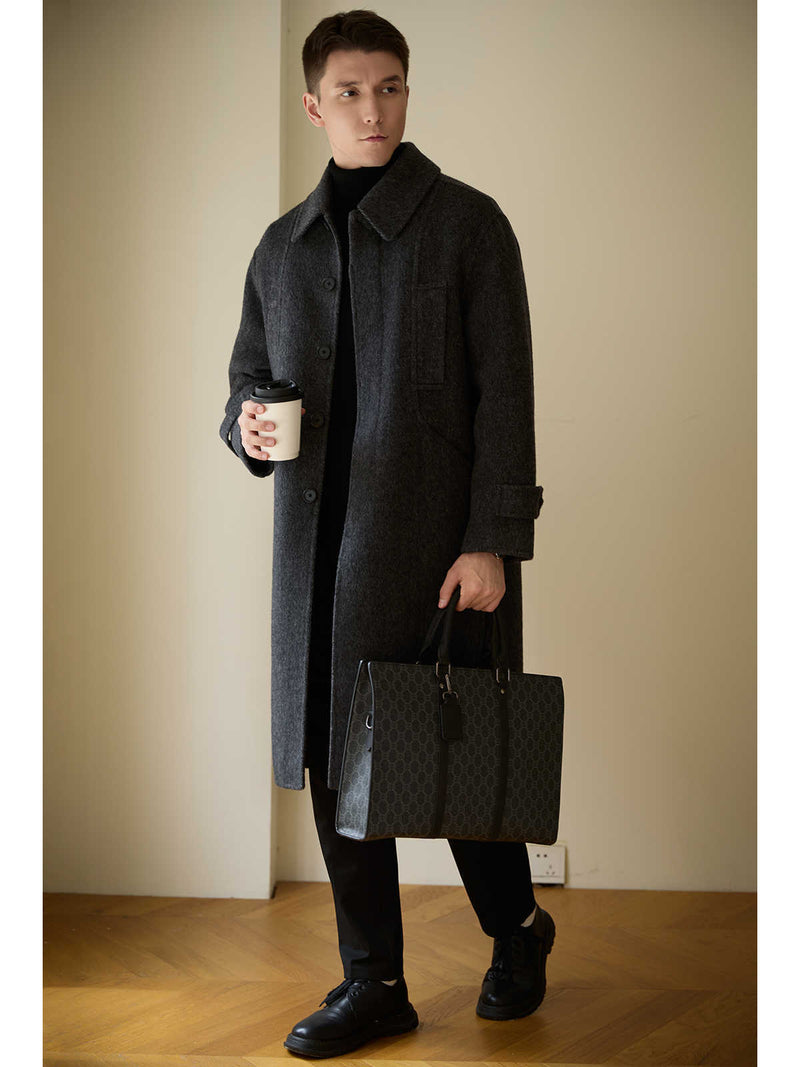 Wool Double-sided Woolen Coat Mid-length Men's Coat