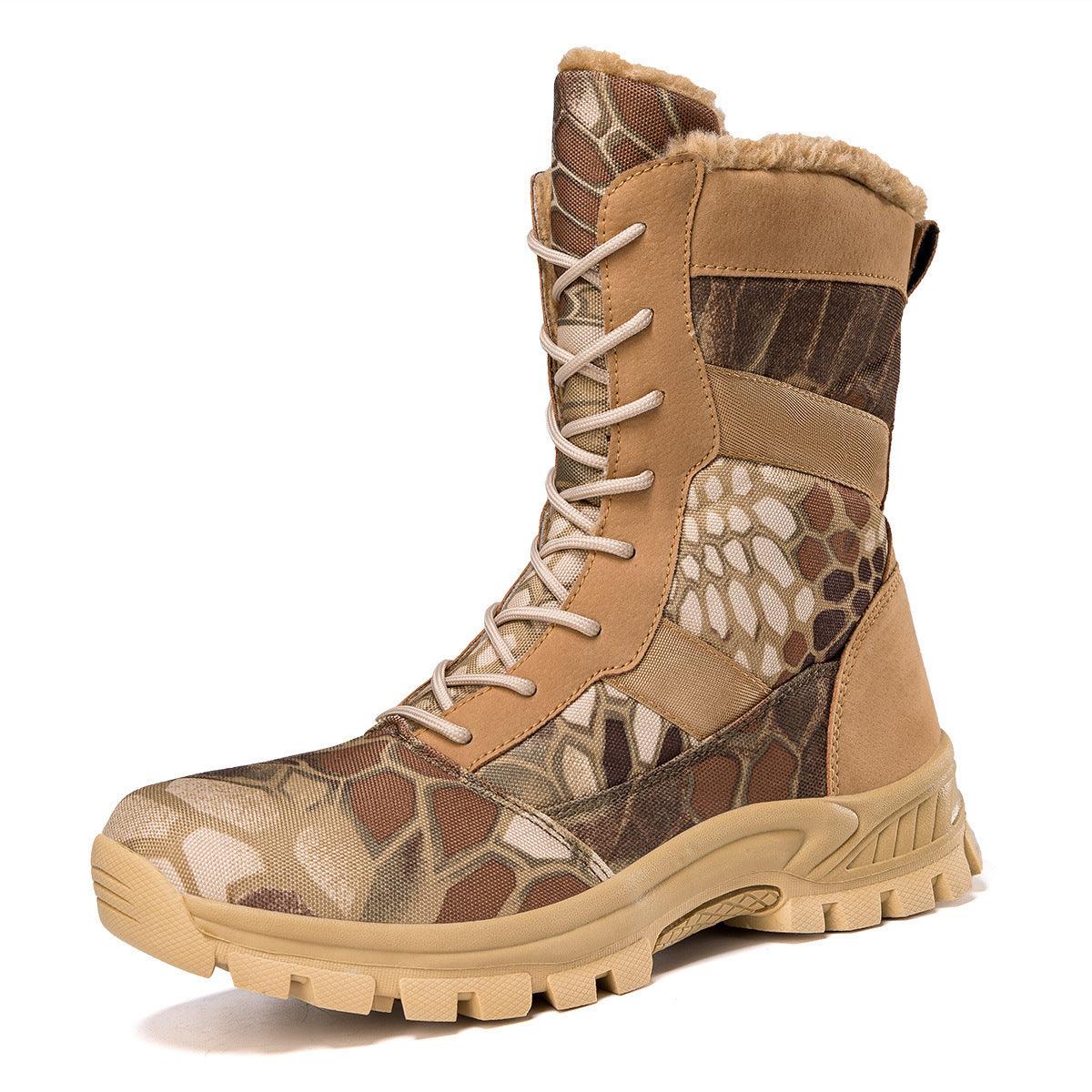 Winter Plush Thermal Cotton Boots Outdoor - WOMONA.COM