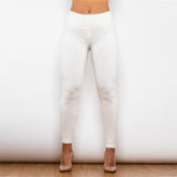 shascullfites melody white cotton leggings high waist - WOMONA.COM