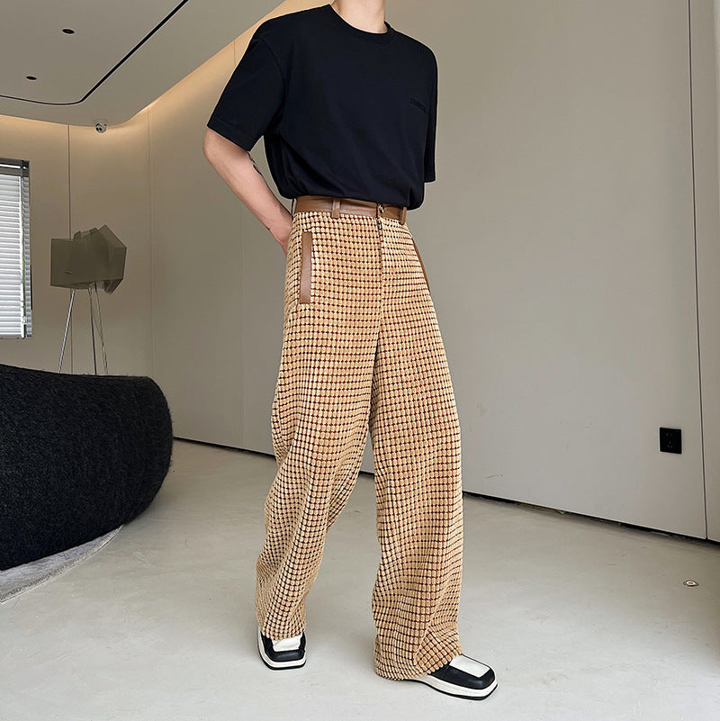 Temperament Corn Kernels Pants Loose Casual Men - WOMONA.COM