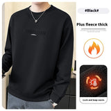 Round Neck Heavy Sweater For Men - WOMONA.COM