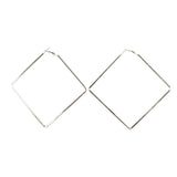 Women's Geometric Diamond Earrings - WOMONA.COM