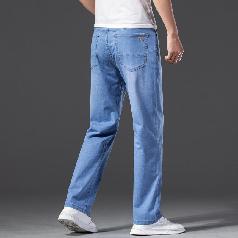 Loose Oversized Jeans For Men With Stretch - WOMONA.COM