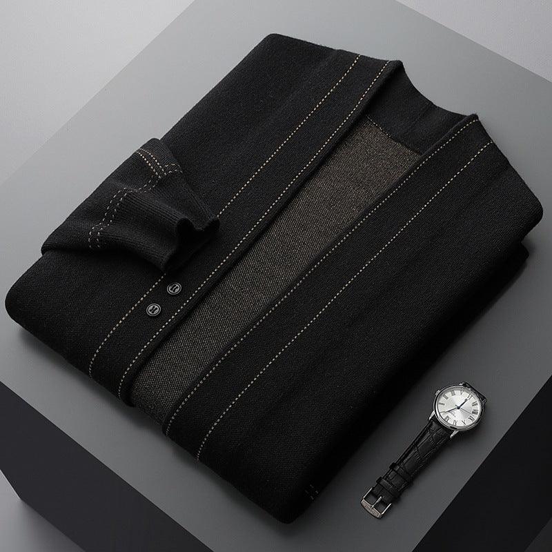 Casual Loose Line Knitted Plus Size Cashmere Coat - WOMONA.COM