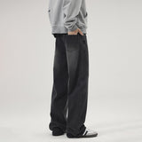 Men's Vintage Loose Micro-flared Jeans - WOMONA.COM