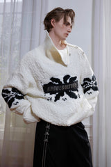 Design Loose And Idle Knitted Expensive Sweater