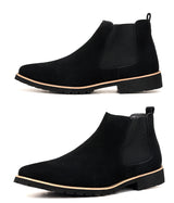 Leather Surface Plus Size Casual Boots