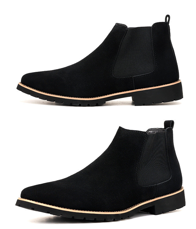 Leather Surface Plus Size Casual Boots