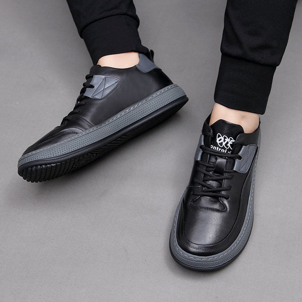 Men's Artificial PU Casual Fashion All-matching Sneakers - WOMONA.COM