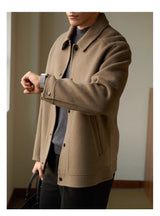 Double-sided Woolen Coat Men's - WOMONA.COM