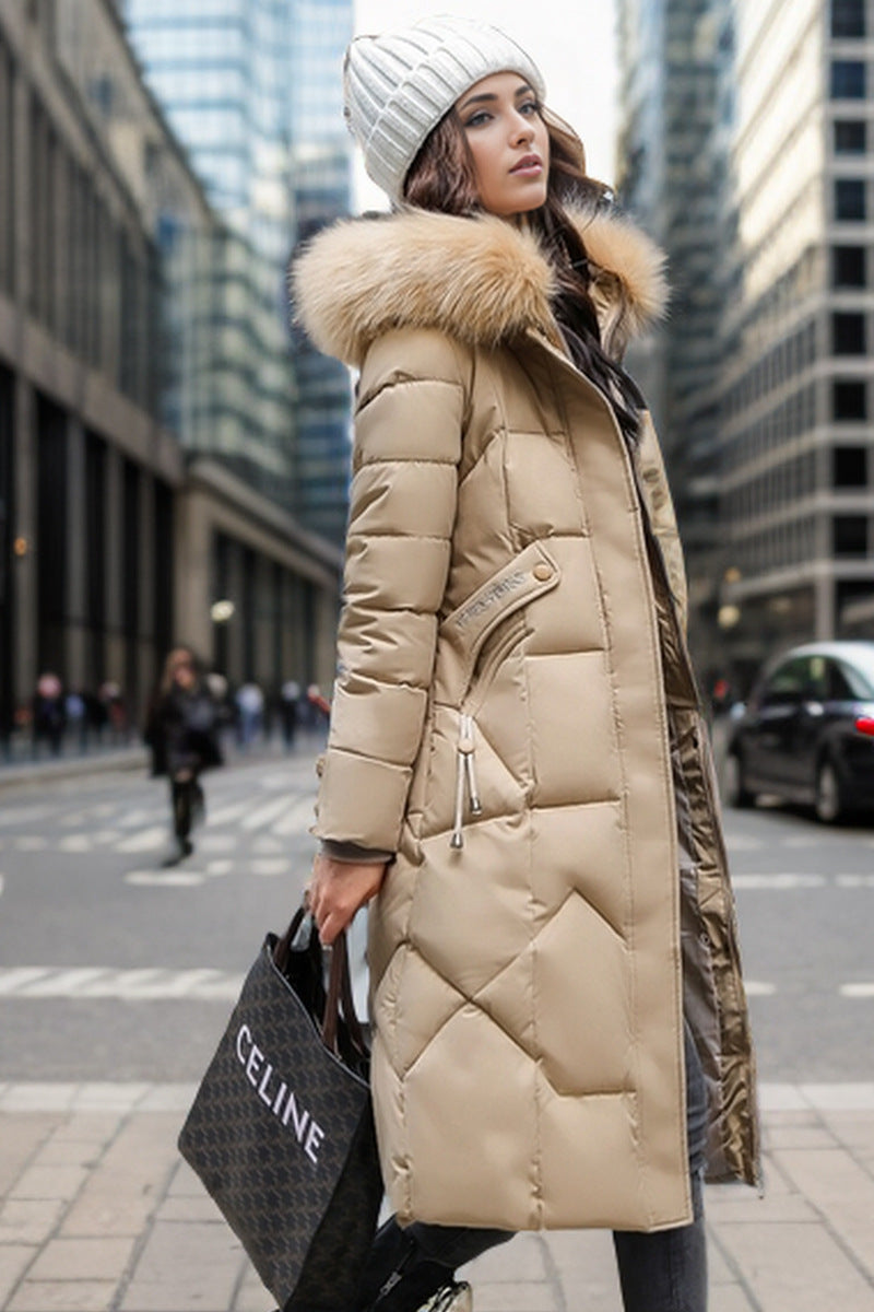 Big Fur Collar Thickened Padded Jacket