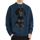 Cartoon Sweater Men's Winter Thicken Thermal