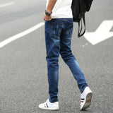 Summer Men's Denim Straight Pants - WOMONA.COM