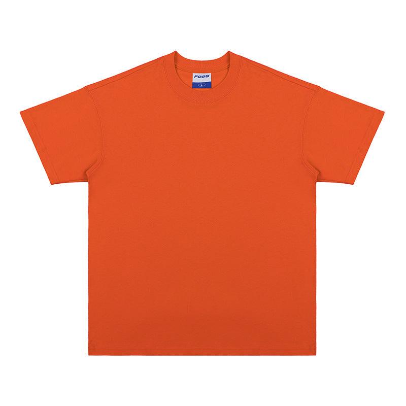 Cotton Solid Color T-shirt For Men And Women - WOMONA.COM