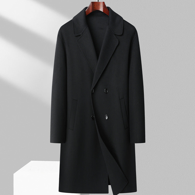 Winter Double-sided Woolen Coat Men's - WOMONA.COM