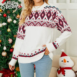 Sweater Loose Pullover Christmas Sweater - WOMONA.COM