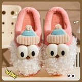 Cartoon Bearded Santa Claus Slippers Home