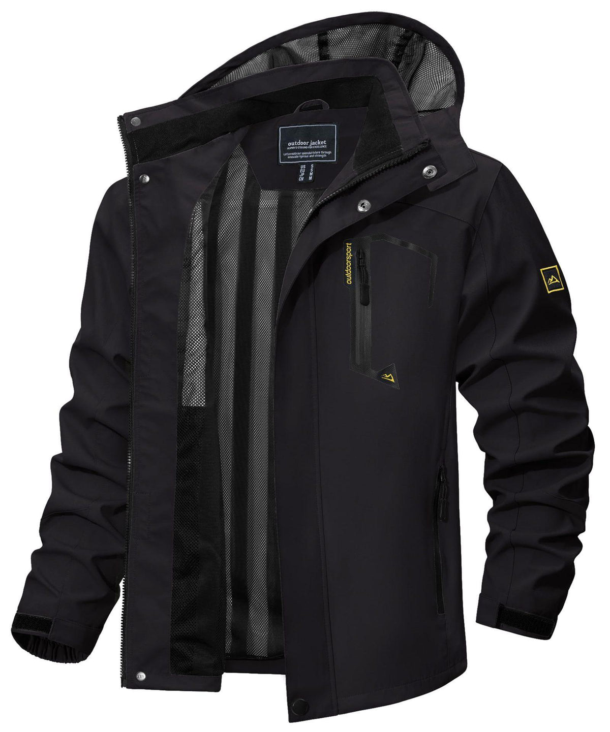 New Casual Fall Men's Long Sleeve Hooded Jacket Coat - WOMONA.COM