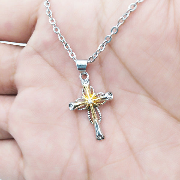 Fashion Octagon Star Cross Pendant Necklaces For Women