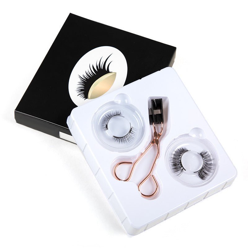 3 Pairs Of Magnet Eyelash Set Magnetic False Eyelashes Glue-free Magnetic Eyelash Curler - WOMONA.COM