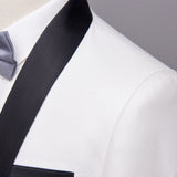 3 Pieces Set Men Wedding Suits Groom Tuxedos - WOMONA.COM