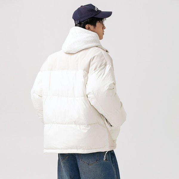 Winter Thick Retro Stitching Corduroy Cotton-padded Jacket