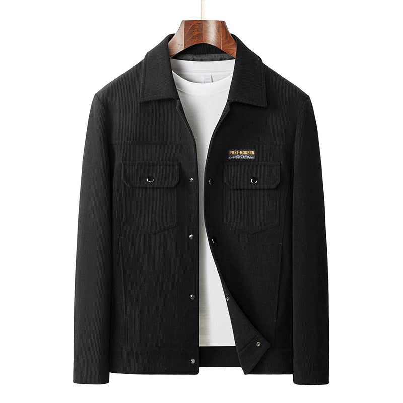 Corduroy Men's Business Jacket - WOMONA.COM