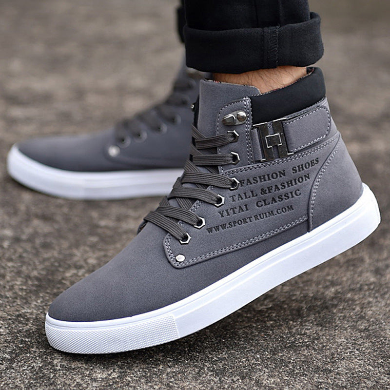 Men's high-top sneakers - WOMONA.COM