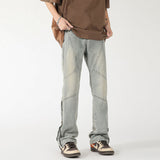 Fashion American Stitching Niche Jeans Men - WOMONA.COM