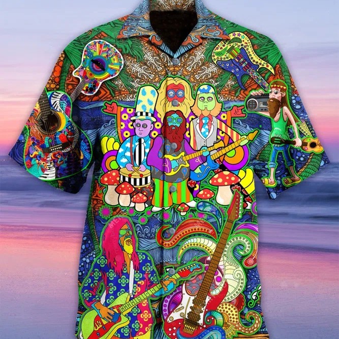 Nueva camisa estampada de moda de verano para hombre