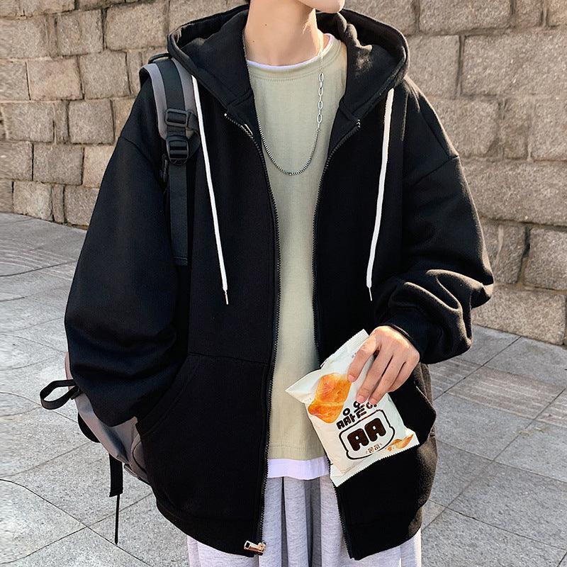Mens Jackets Hooded Coats Casual Zipper - WOMONA.COM
