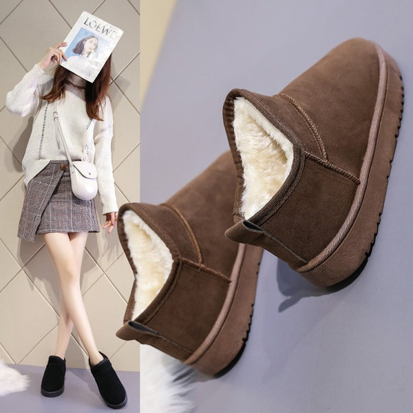 Thickened Plush Boots For Women - WOMONA.COM