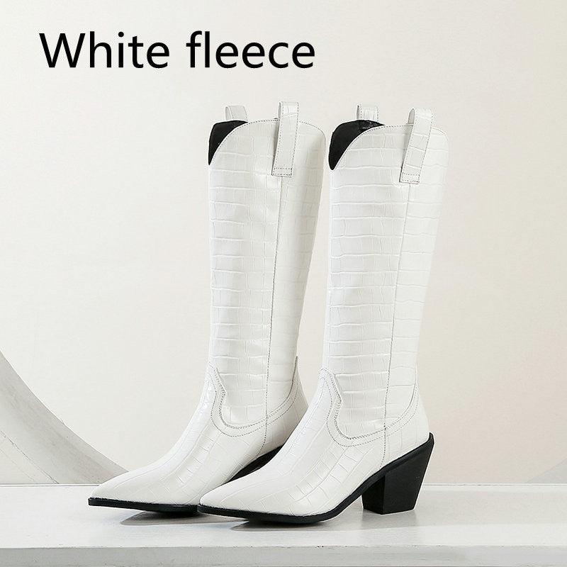 Casual Knee-length Boots High Boots - WOMONA.COM