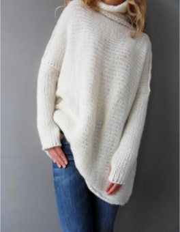 Women Sweaters Pullovers Long sleeve Knitted Female Sweater - WOMONA.COM