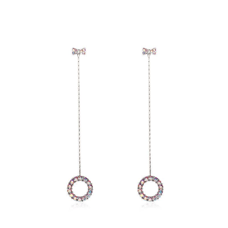 Long pendant earrings female - WOMONA.COM