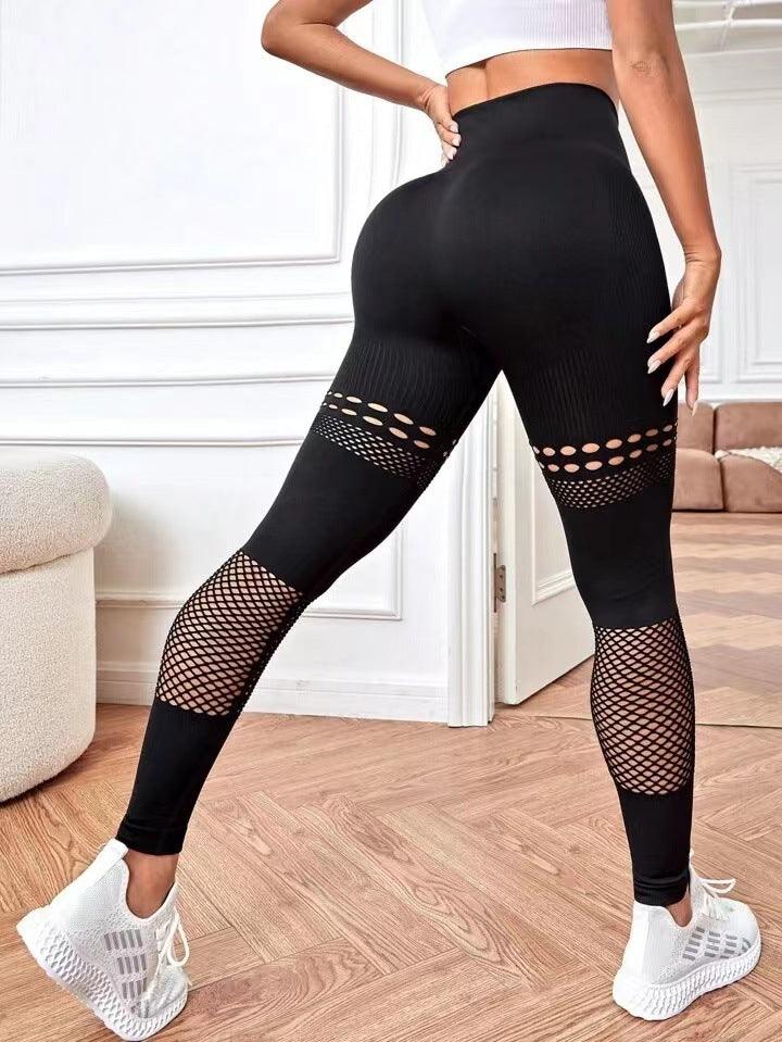 Hollow Seamless Yoga Pants Training Fitness - WOMONA.COM