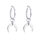 Personality earrings hollow circle - WOMONA.COM