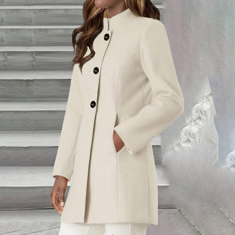 Temperament Slim Fit Elegant Woolen Coat