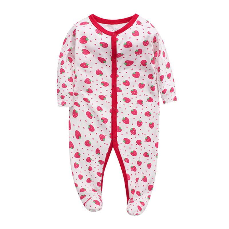 Cotton one-piece clothes baby clothes - WOMONA.COM