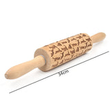 Rolling Pin Christmas Embossing - WOMONA.COM