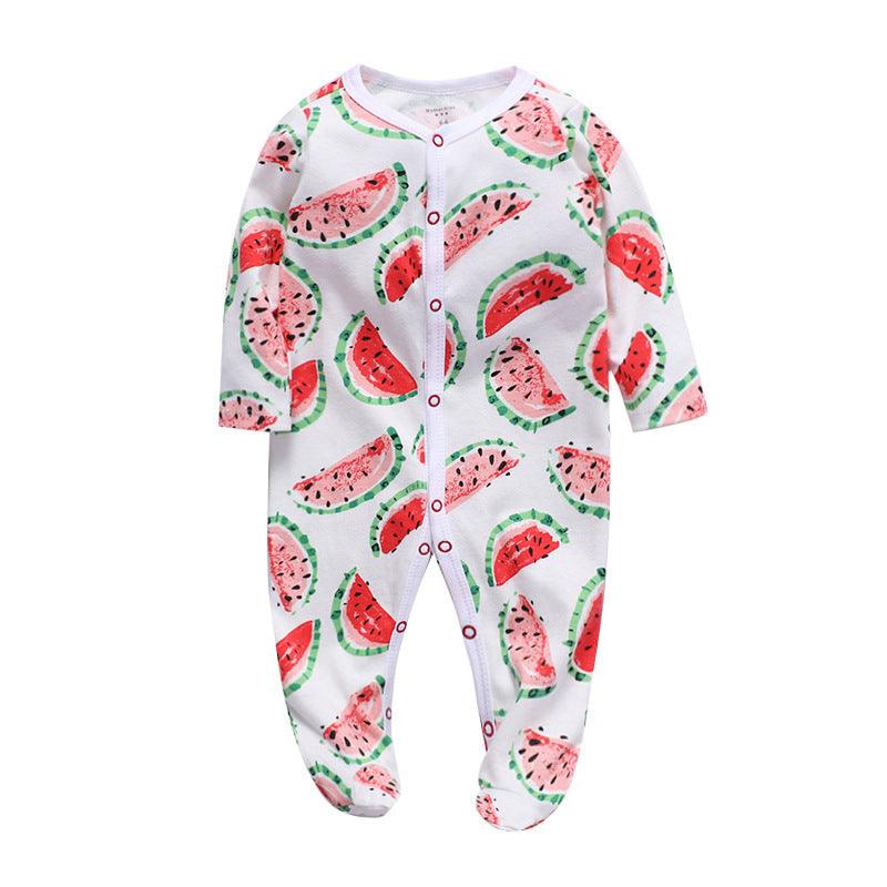 Cotton one-piece clothes baby clothes - WOMONA.COM