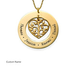 Personalize hart treee necklace ring necklace - WOMONA.COM