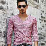 Autumn winter new men's long sleeved T-shirts men - WOMONA.COM