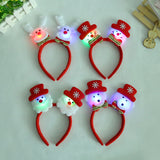 Christmas headband with lights - WOMONA.COM