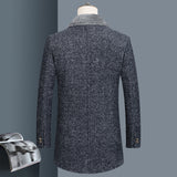 Woolen Coat Autumn And Winter Clothing Middle-aged Men's Lapel